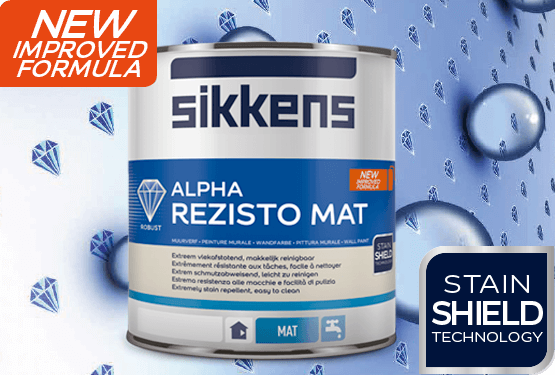 Alpha Rezisto Mat Pittura lavabile resistente agli olii e al grasso - Foto2 Alpha Rezisto Mat Pittura lavabile resistente agli olii e al grasso - Foto2
