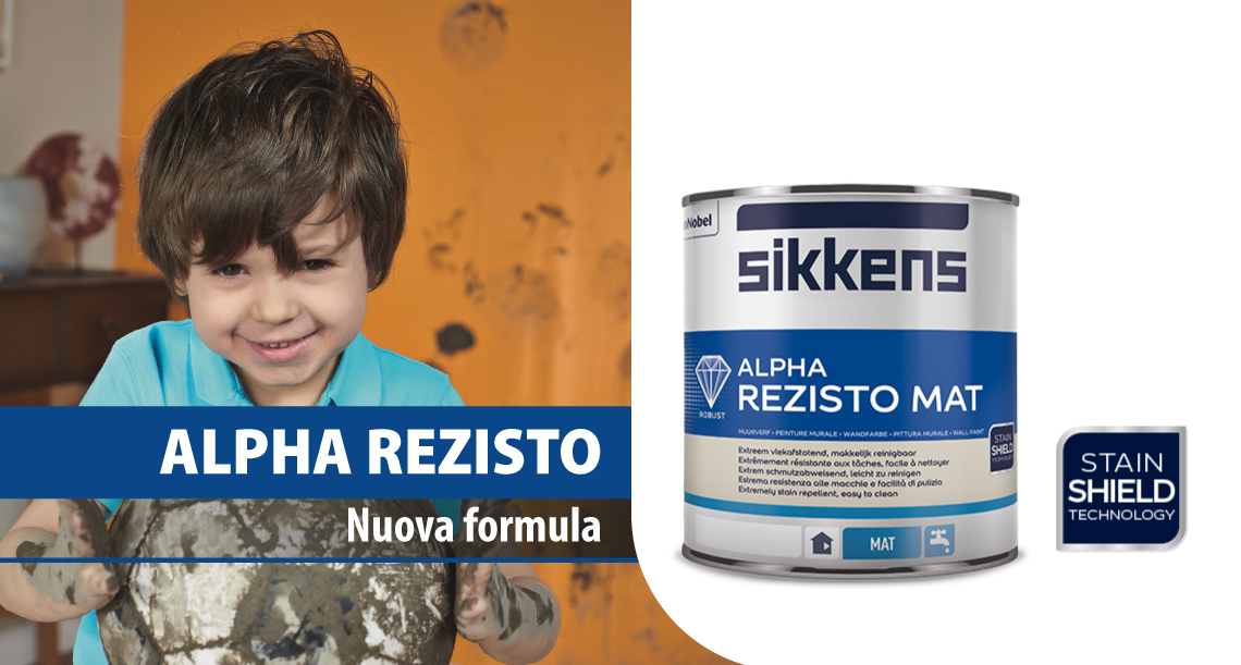 Alpha Rezisto Mat Pittura lavabile resistente agli olii e al grasso - Foto2 Alpha Rezisto Mat Pittura lavabile resistente agli olii e al grasso - Foto3